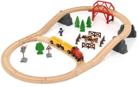 Brio vláčikodráha Vidiecka dráha s mostom (33909)