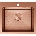 MEXEN - Solix oceľový drez 1-bowl 500 x 450 mm, meď HC 6402501000-65HC