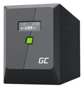Green Cell UPSLM1200 / Záložný zdroj / 2000 VA / 1200 W / Line-Interactive / 4X Schuko + IEC (UPSLM1200)