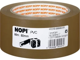 Tesa NOPI Pack hnedá / Lepiaca páska / PVC / 66 m / 50 mm (57215-00000-01)