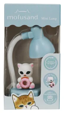 Blue Sky Studios Mofusand mini lampička mačka / Stolová lampa / USB nabíjanie / cca 10 h svietenia (5056563705222)