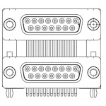 Molex 173114-0106 zástrčka D-SUB 90 ° Pólov: 9 D-Sub zásuvková lišta 1 ks Bulk; 173114-0106