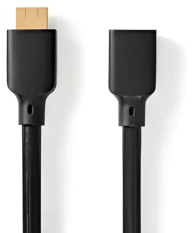 Nedis Ultra High Speed HDMI 2 m čierna / Kábel HDMI / 8K 60 Hz / 48 Gbps / Ethernet (CVGP35090BK20)