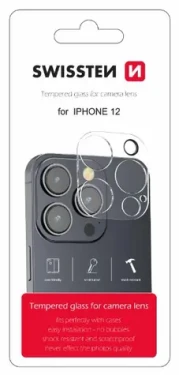 Swissten Ochranné sklo šošoviek fotoaparátu pre Apple iPhone 12 (94500102)