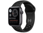 Apple Watch 6 Nike GPS 44mm sivý hliníkový čierny športový čierny (MG173WB/A)