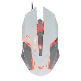 Meetion M915 biela / Herná myš / drôtová / optická / 2400 DPI / 6 tlačidiel / RGB podsvietenie (M915)