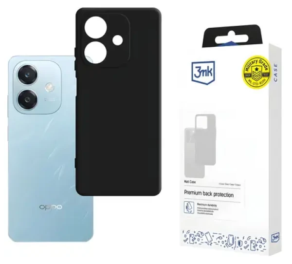 3mk Matt Case pre Oppo A60 5G čierna / Ochranný kryt