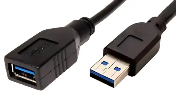 OEM USB 3.0 AA čierna / Predlžovací kábel / M/F / 0,8 m (11.02.8977)