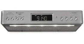 Soundmaster UR2045SI strieborná / Kuchynské rádio / DAB+ / Bluetooth / RDS / duálny budík (UR2045SI)
