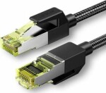 Ugreen NW150 Cat 7 F/FTP Ethernet RJ45 1 m čierna / opletený (80421)