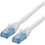 Roline 21.15.2767 RJ45 sieťové káble, prepojovacie káble CAT 6A U/UTP 10.00 m biela netienený, bez halogénov, samozhášavý 1 ks; 21.15.2767
