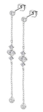 Lotus Silver Štýlové visiace náušnice Pure Essential LP3665-4/1