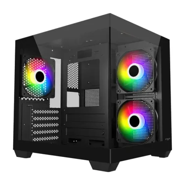 Fortron FSP S140-BA čierna / Skriňa / SFF Desktop / Micro ATX / Mini-ITX / ARGB (POC0000286)