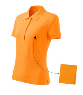 Bavlnené polo tričko tangerine orange 2XL