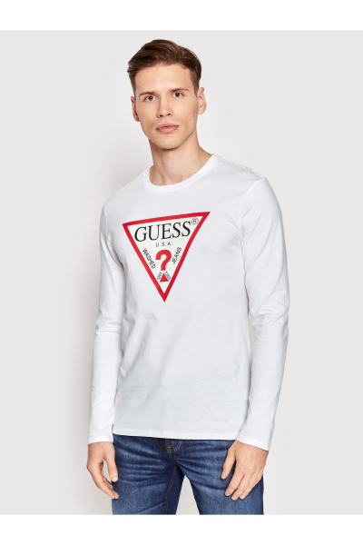 Guess Jeans M2YI31 I3Z14 tričko biele