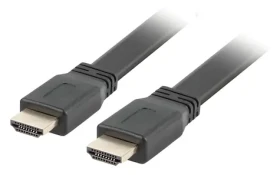 Lanberg CA-HDMI-21CU-0018-BK čierna / Kábel HDMI / 1.8 m / HDMI 2.0 / 18 Gbit/s / ARC (CA-HDMI-21CU-0018-BK)