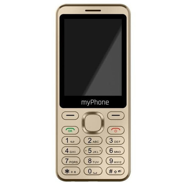 MyPhone Maestro 2 zlatá / 2.8 LCD / FM / Bluetooth / microSD / Dual SIM (TELMYMAESTRO2GO)