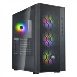 Silverstone Fara R1 PRO V2 čierna / ATX / 1x USB-A 2.0 / 2x USB-A 3.0 / 4X 120mm ARGB / bez zdroja / priehľadná bočnica (SST-FAR1B-PRO-V2)