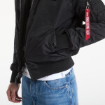 Bunda Alpha Industries MA-1 D-Tec Sleeve Embroidery Black/ Black L