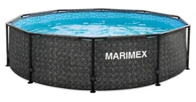 Marimex Bazén Florida 3,05x0,76 m RATAN / Bez filtrácie / Objem 4,5 m3 / Kruhový / Kovová konštrukcia (10340234)