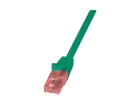 LogiLink PrimeLine zelená / Patch kábel / Cat6 U/UTP / RJ-45 / 0,25 m (CQ2015U)