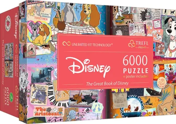 Trefl Puzzle UFT Veľká kniha Disney