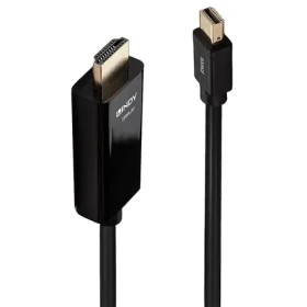 Lindy Mini-DisplayPort - HDMI čierna / Kábel / 4K 30Hz / 3 m / pasívne DP (36928)