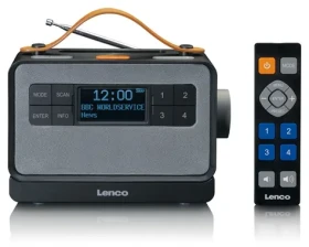 LENCO PDR-065 čierna / Prenosné rádio / FM / DAB+ / BT 5.0 / 2x2W / 2000 mAh (lpdr065bk)