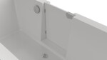 Vaňa s dvierkami SAT 150x75 cm ľavá SATVD150L SATVD150L