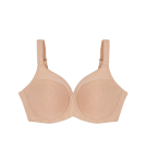MODERN SOFT+COTTON - Minimalizačná podprsenka: optické zmenšenie o 1 veľkosť, maximálne pohodlie Triumph NEUTRAL BEIGE 90D