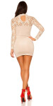 Sexy KouCla neck minidress with lace Einheitsgroesse