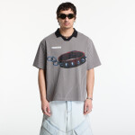 Tričko PLEASURES Pet Polo Charcoal S
