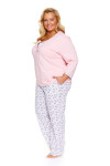 DÁMSKE PYŽAMO PB.7324 BIG J/25 SWEET-PINK XXL