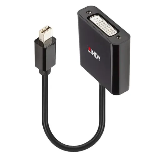 Lindy Mini DisplayPort na DVI-D / Adaptér / aktívny / 1920x1200 60Hz (41736)