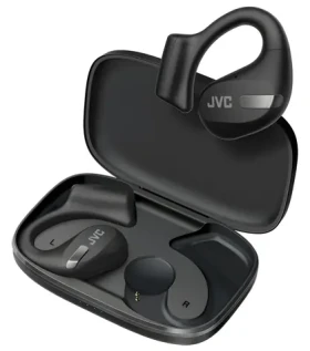 JVC HA-NP50T čierna / Bezdrôtové slúchadlá s mikrofónom / Bluetooth 5.3 / IPX4 / Rýchle nabíjanie (HA-NP50T-B-U)
