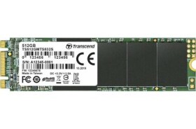 Transcend MTS832S 512GB/M.2 2280 SATA/RW: 560/500 MBps/ IOPS: 80K/85K/MTBF 2.0mh/5y (TS512GMTS832S)