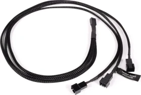 Alphacool Y-Splitter 3-pin na 3x 3-pin 60cm / Kábel / 3-pin rozbočovač / 60 cm (18692)