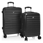 Sada cestovných kufrov Heys AeroLite S,M Black