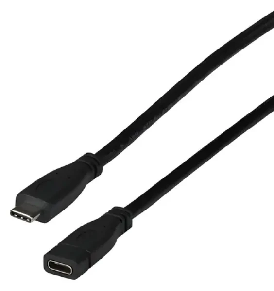 EFB USB-C 3.2 Gen2 / Predlžovací kábel / M/F / 10 Gbit/s / 0,2 m / čierna (EBUSBC-USBC10GE.0,2)