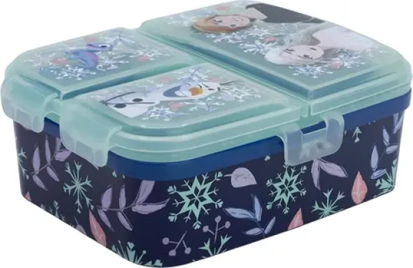 STOR XL Multi Box na desiatu Ľadové kráľovstvo / Box na desiatu / 4 priehradky / bez BPA (81099)