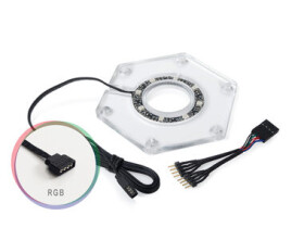 BitsPower Hexagon RGB Add-on pre expanzné nádoby (BP-WTHU-RGB)