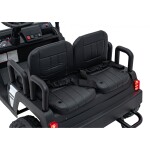 Mamido Detské elektrické autíčko Buggy Champion 24V štvormiestne čierne