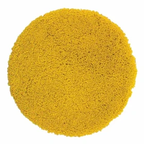 Spirella HIGHLAND guľatá kúpeľňová predložka žltá / mikrovlákno / priemer 60 cm