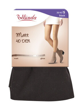 Dámske pančuchy MATT 40 DEN Black - BELLINDA 40/44