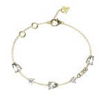 Guess Pozlátený náramok so zirkónmi Wonderlights JUBB04410JWYG 21 cm