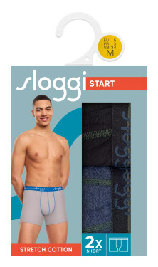 Pánske boxerky Start Short C2P box - UNKNOWN - čierna V004 - SLOGGI UNKNOWN 7