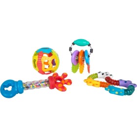 Playgro - Darčekový set s hrkálkami a hryzátkami / od 6 mesiacov / dopredaj (4085432)