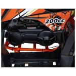 Mamido Detská benzínová štvorkolka RamiGO PRO RIDER 200CC oranžová