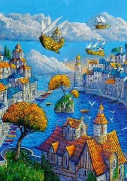 Castorland 53889 Art Collection: Prístav