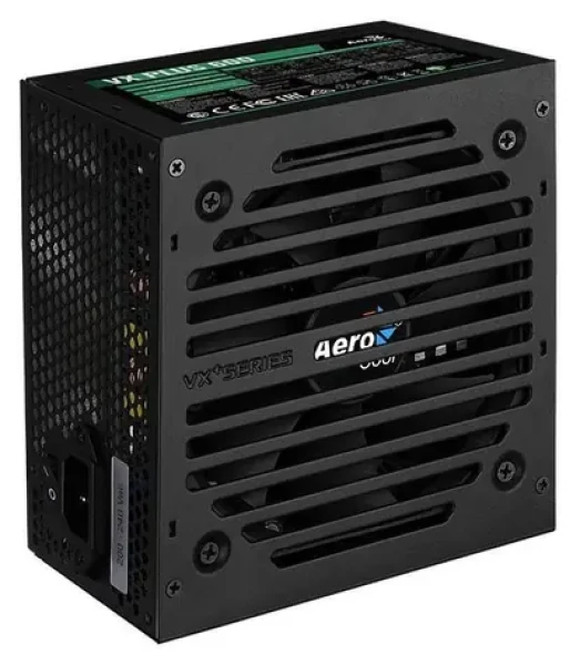 AeroCool VX PLUS 600 čierna / Zdroj / 600W / ATX / 120mm (AEROPGSVX-600PLUS-80)